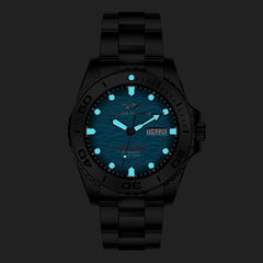 Ocean Explorer | Silver / Blue - Grey Rubber Strap