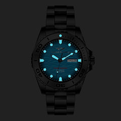 Ocean Explorer | Silver / White - Brown Rubber Strap