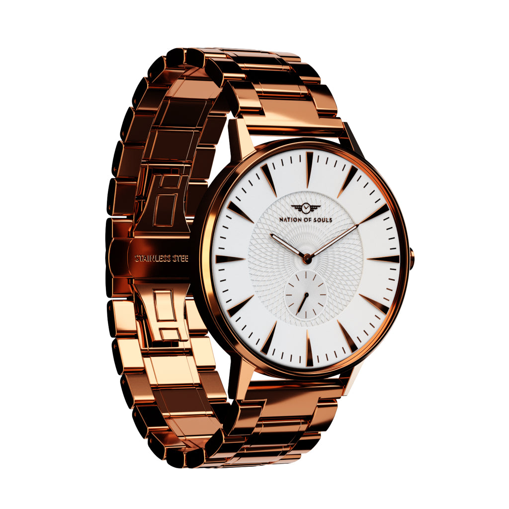 Eclipse | Rose Gold Gloss - Phantom White