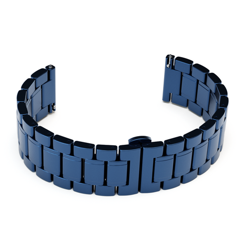 20mm Blue Brushed Bracelet