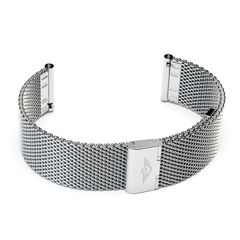 20mm Silver Mesh Strap