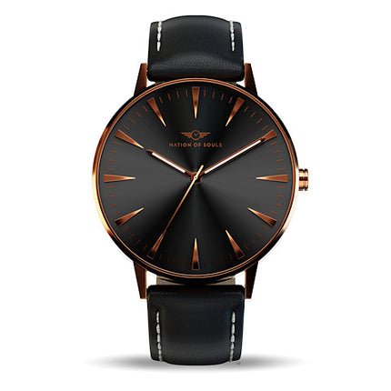 Argo | Rose Gold Gloss - Jet Black