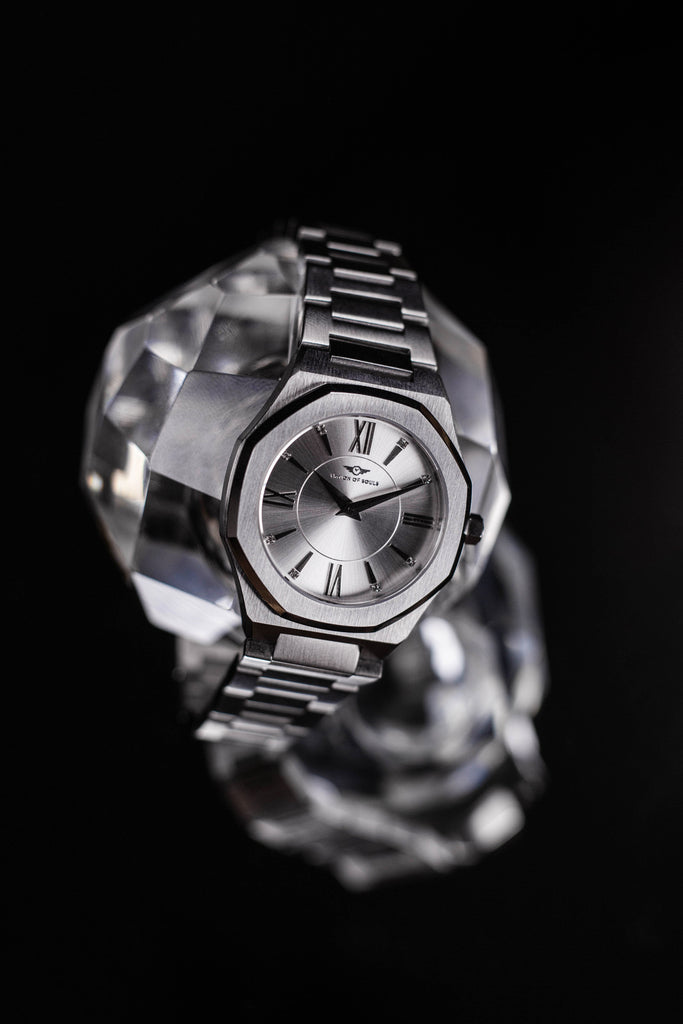 Ladies 34mm Silver Livia Watch With Silver Bracelet & Silver Dial